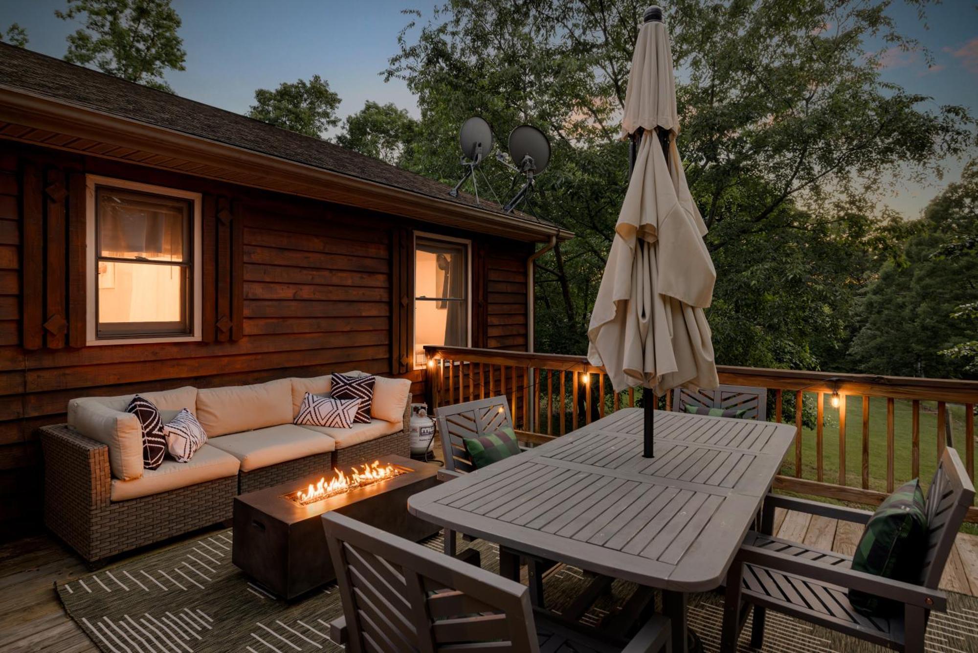 Shenandoah Dog Friendly Cabin With River Access, Hot Tub, Fire Pit, Bbq, Outdoor Dining Шенандоа Екстер'єр фото